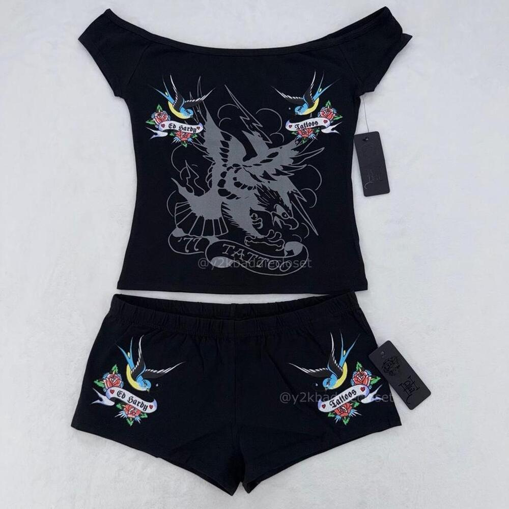 Ed hardy Set (Size S) - Picture 2 of 7